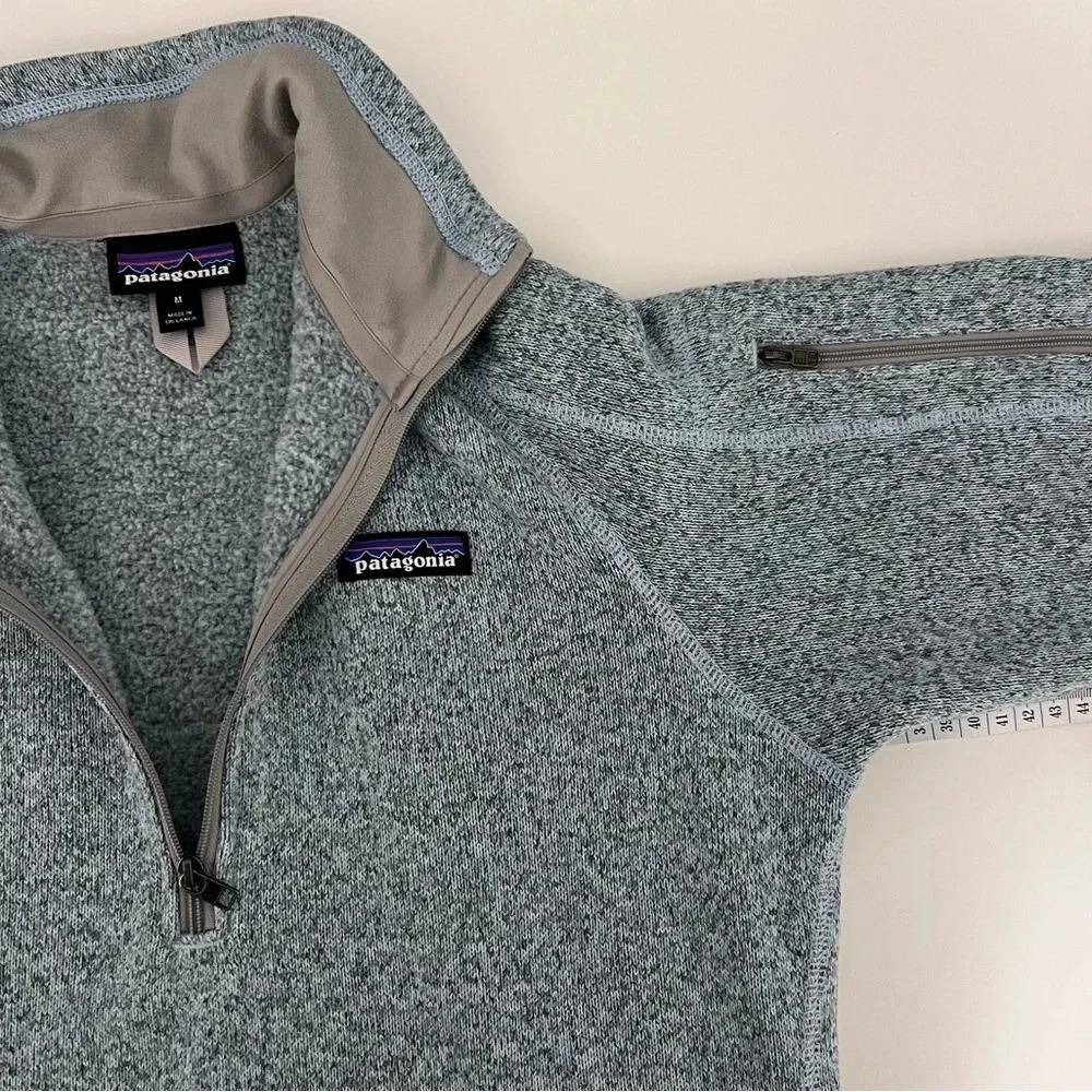 Patagonia Better Sweater 1/4 Zip Pullover Size Medium - Picture 8 of 10